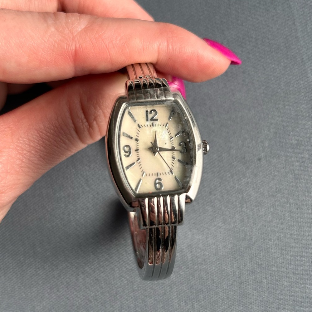 3/$10 Accutime Silver Tone Watch